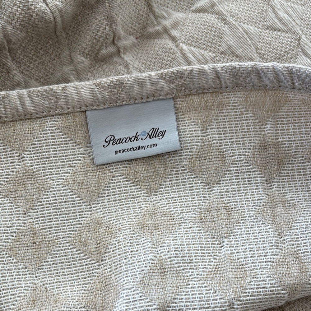 Peacock Alley coverlet and shams - Picture 3 of 6